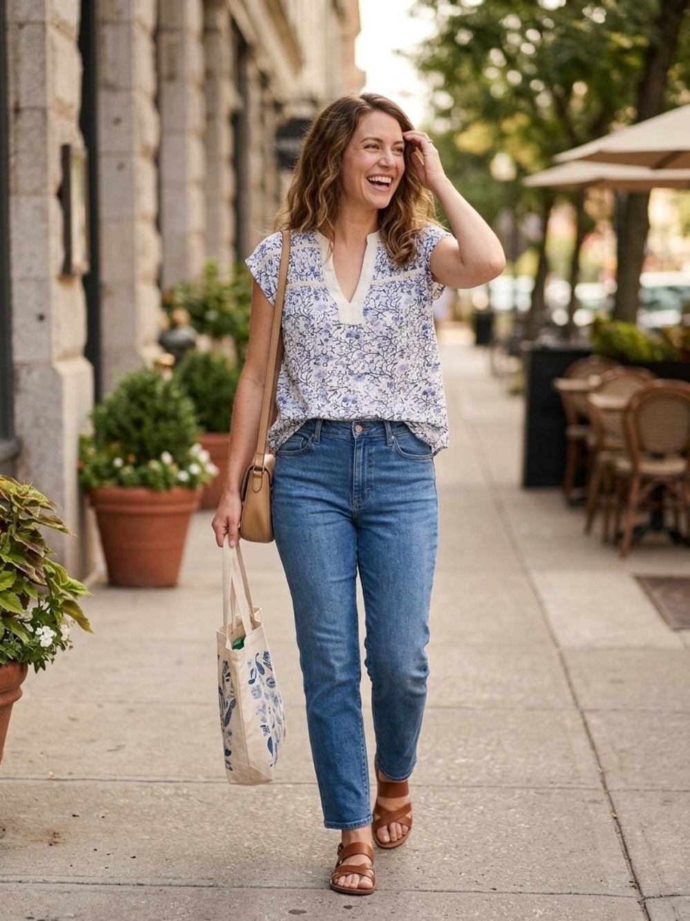 Lucky Brand Floral Top